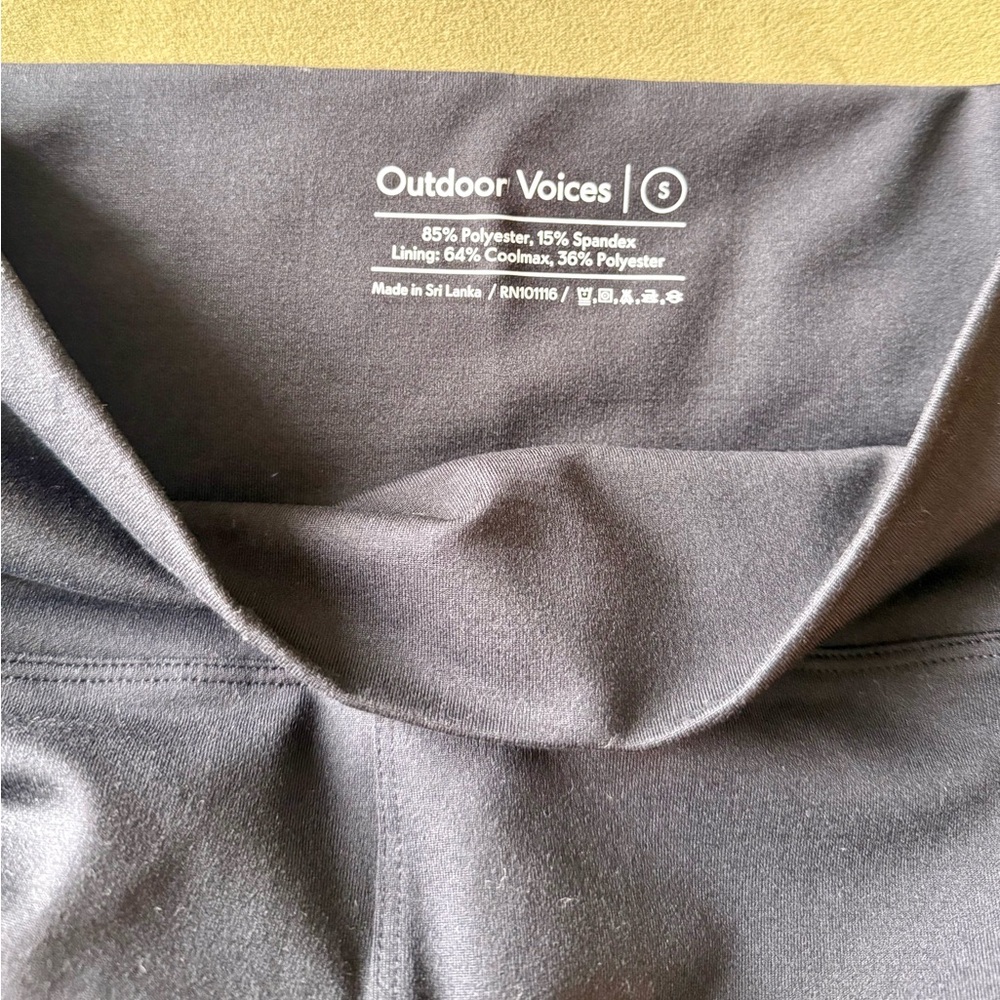 Outdoor Voices Black Activewear Leggings